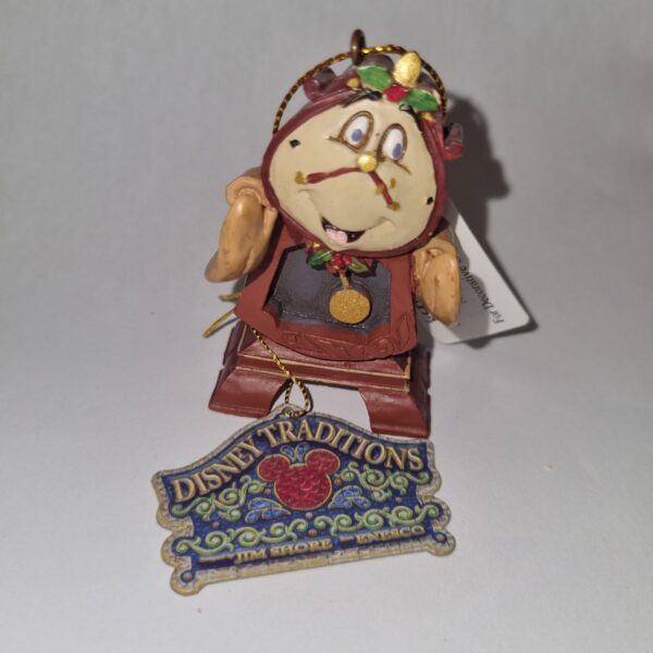 Cogsworth, hanging Christmas ornament