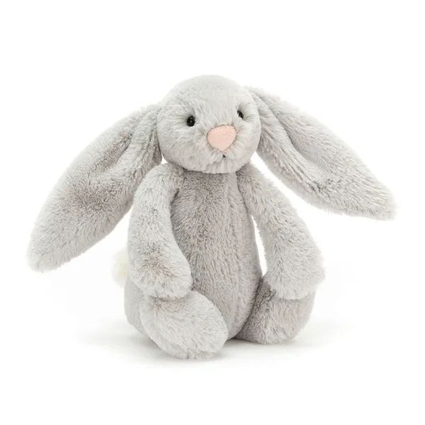 Bashful Silver Bunny Jellycat Little