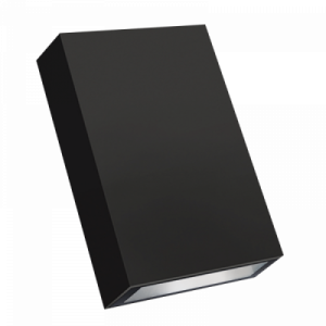 Up / Down  Matt Black Outdoor Wall light