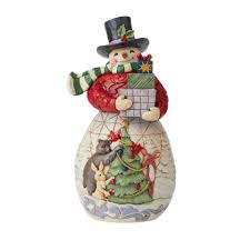 Snowman with Gifts
