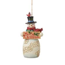 Hang Snowman with Sign