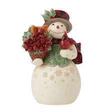 Snowman Holiday Blooms