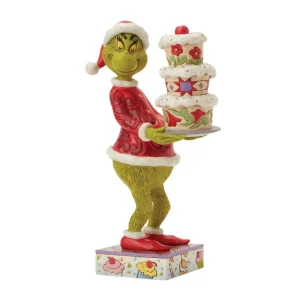 Grinch with a Grinchy Cake