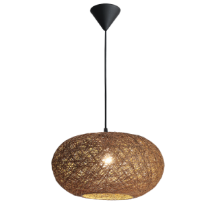 PEN769 Brown Twine Pendant