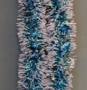 Blue & White Tinsel