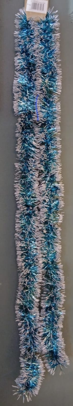 Blue & White Tinsel