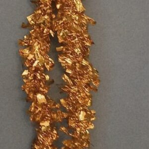 Gold glitter tinsel