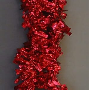 Red Glitter Tinsel