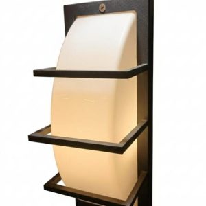 BLACK Die Cast Aluminium with White Perspex Cover