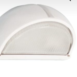 Die Cast Aluminium with Frosted Glass IP54 White