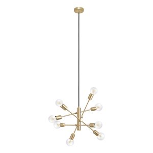 Gradoli 8LT Pendant Brushed Brass