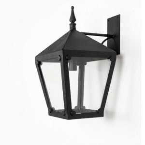Wrought Iron Down facing Wall light