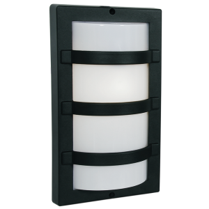 RECTANGLE, GRID DIE CAST,POLY COVER IP44 1X60W ES