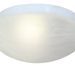 Bathroom Alabaster Ceiling Light 220mm White