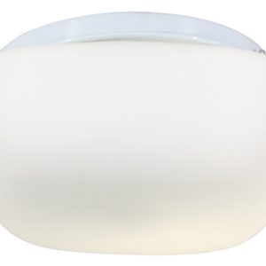 Cheese Square Ceiling Light 200mm White
