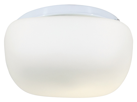 Cheese Square Ceiling Light 200mm White