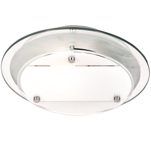 MIRROR FROSTED GLASS CHR CLIPS 1 X60W ES
