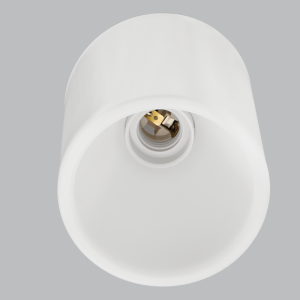 PLASTIC CEILING SOCKET WITH ES (E27) 1X11W