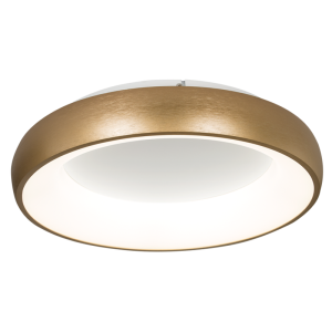 GOLD CEILING FITTING ACRYLIC+METAL 28W CCT 400MM