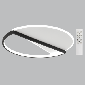 BK/WH METAL+ACRYLIC LED IP20 69W CCT DIMMABLE