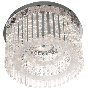 18w 4000K ACRYLIC + GLASS CEILING FITTING