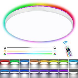 LED RGB BACK LIGHT WITH REMOTE 32W CCT 300MM