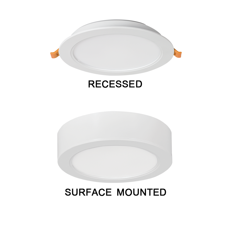 2 IN 1 WH 9W LED 4000K 760lm CUT OUT 90MM