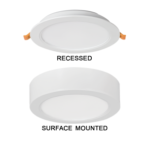 2 IN 1 WHITE -18W LED 4000K 1530lm CUT OUT 140MM