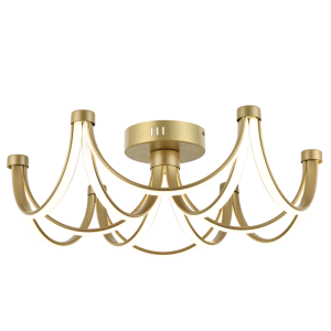 LED ALU +PVC CEILING FITTING GOLD 48W LED 4000K