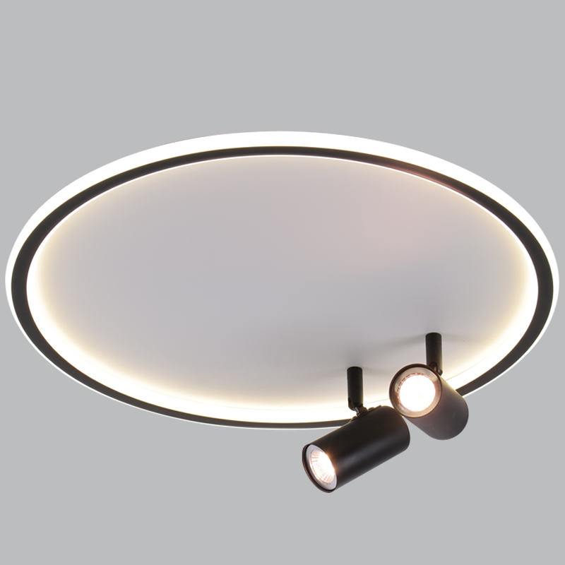 METAL & PLASTIC WITH SPOTLIGHT 2X50W GU10 500MM