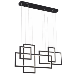 SAND BLACK ALUMINIUM+ACRYLIC LED FITTING 95W LED