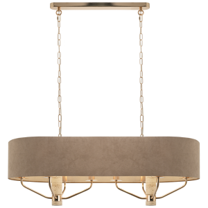 METAL CHANDELIER WITH LAMPSHADE 8X60W SES