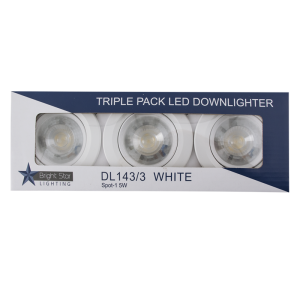 5W LED 400LM 4000K TRI PACK