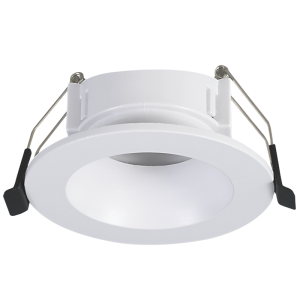 WH RECESSED POLY STRAIGHT GU10 7W 70MM C/O IP20
