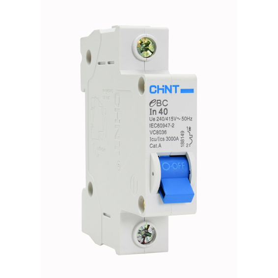 Tosun 1Pole 40Amp 3kA Circuit Breaker
