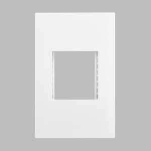 MODULAR WHITE 2 LEVER PLATE 4 X 2