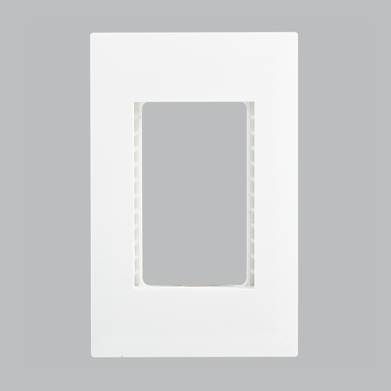 MODULAR WHITE 3 LEVER PLATE 4 X 2