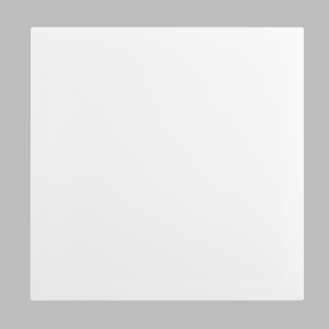 MODULAR WHITE BLANK PLATE 4 X 4