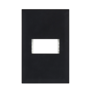 MODULAR BLACK 1 LEVER PLATE 4 X 2