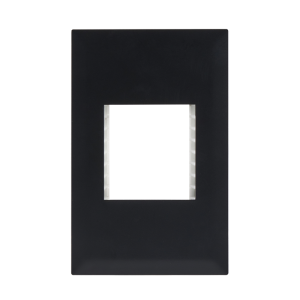 MODULAR BLACK 2 LEVER PLATE 4 X 2
