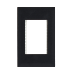 MODULAR BLACK 3 LEVER PLATE 4 X 2