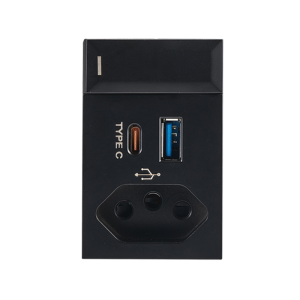 MODULAR BK SWITCH + EURO PLUG + TYPE A + TYPE C