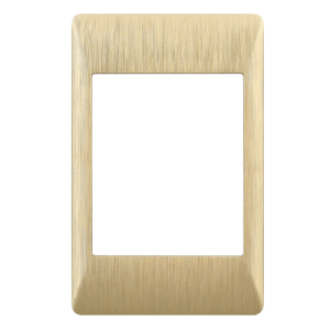 2 X 4 BRUSHED GOLD COVER