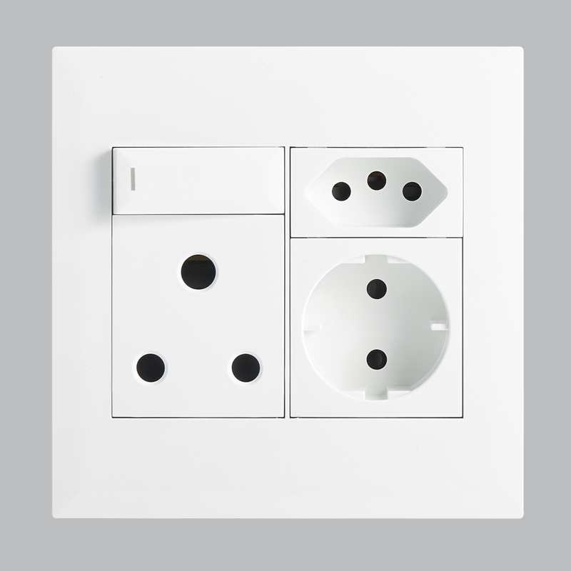 MODULAR WH 16A SOCKET & SWITC + SHUKO + EURO 4 X 4