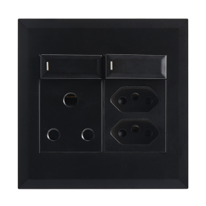 MODULAR BK 16A SOCKET & SWITCH+ 2 X EURO 4 X 4