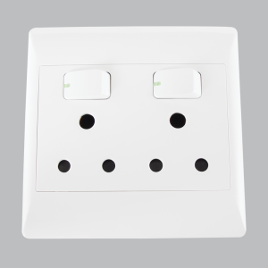 16 AMP DOUBLE PLUG 4 X 4 (5 per box)