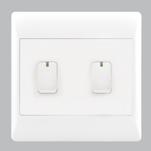 2 LEVER1 WAY SWITCH 4 X 4 ( per box)