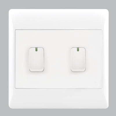 2 LEVER1 WAY SWITCH 4 X 4 ( per box)