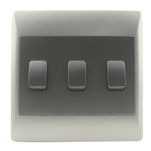 3 LEVER 1 WAY SWITCH 4 X 4 ( per box)