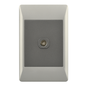 TV SOCKET 2 X 4 (10 per box)